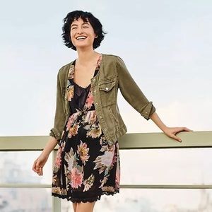 Anthropologie Maeve Violetta Dress with slip L